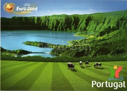 ** 2 Db Modern Sport Reklámlap Portugália Labdarúgó Európa-bajnokság (Foci EB 2004) / 2 Modern Sport Advertisement Cards - Sin Clasificación