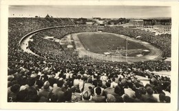 Budapesti Népstadion - 2 Db Modern Sport Motívumlap Alkalmi Bélyegzésekkel: 1954 Magyar-Angol, 1955 Osztrák-Magyar 100.  - Sin Clasificación