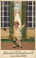 T3 New Year, Child, Champagne, Litho (EB) - Non Classificati