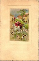 ** T2/T3 Hunters, Hunting Dogs, Litho - Non Classificati