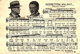 * T2/T3 Szerettem Valakit... Selymesi Rezső és Teghze-Gerber Miklós Dala / Hunagrian Romantic Music Sheet, '1938 Kassa V - Non Classificati