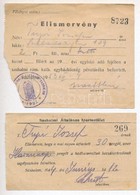 Sashalom 1944. 'Sashalmi Általános Ipartestület' Elismervény 30 Pengős Befizetésről A Hadbavonultak Hozzátartozóinak Seg - Sin Clasificación