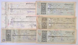 Budapest 1926-1927. 11db-os Vegyes Váltó Tétel, Mind Kitöltött Vagy Félig Kitöltött, Váltóbélyegekkel, Legtöbb Bélyegzés - Non Classificati