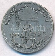 1870GYF 20kr Ag 'Váltó Pénz' T:2-,3
Adamo M11.1 - Sin Clasificación