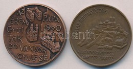 Képíró Zoltán (1944-1981) 1977. 'MÉE VIII. Vándorgyűlése - Eger / Dobó István' Br Emlékérem (42mm)  + Lantos Györgyi (19 - Non Classés