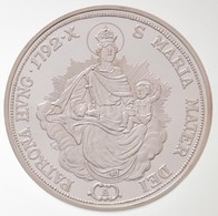 DN 'Magyar Tallérok Utánveretben - I. Ferenc Tallérja 1792' Ag Emlékérem Tanúsítvánnyal (20g/0.999/38,6mm) T:PP - Non Classés