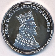 DN 'Királyi Koronák - II. Béla 5 Korona 1909' Ag Emlékérem Tanúsítvánnyal (20g/0.999/38,61mm) T:PP - Non Classés