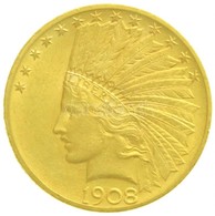 Amerikai Egyesült Államok 1908. 10$ Au 'Indián Fej' (16,76g/0.900) T:2
/ USA 1908. 10 Dollars Au 'Indian Head' (16,76g/0 - Non Classés