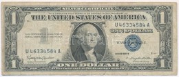 Amerikai Egyesült Államok 1963-1965. (1957B) 1$ 'Silver Certificate - Kisméretű', Kék Pecsét, 'Kathryn O'Hay Granahan -  - Sin Clasificación