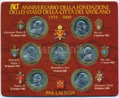 Vatikán ~2009. 'Vatikán Alapításának 80. évfordulója' (7xklf) Szuvenír Emlékérem Eredeti Csomagolásban T:1
Vatican ~2009 - Non Classés