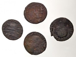 Római Birodalom 4db-os Vegyes Rézpénz Tétel A Kr. U. IV. Századból T:3
Roman Empire 4pcs Of Various Copper Coins From Th - Non Classificati