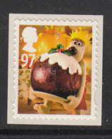 Great Britain 2010 MNH 97p Gromit Holding Christmas Pudding - Christmas - Ungebraucht