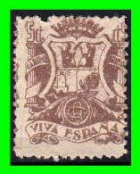 VIVA ESPAÑA GRANADA CARIDAD,SELLO VIÑETA 5 CÉNTIMOS VIVA ESPAÑA. - War Tax