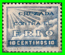 SELLO  VIÑETA ** CRUZADA CONTRA EL FRIO ** 10 CTS - Kriegssteuermarken