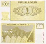 SlovenaP-1  1 Tolar 1990  UNC - Slowenien