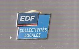 Pin's EDF EDF COLLECTIVITES LOCALES - EDF GDF