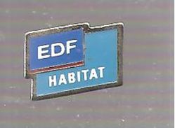 Pin's EDF EDF HABITAT - EDF GDF