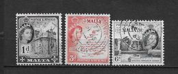 LOTE 1984    ///   (C006) MALTA 1954     YVERT Nº: 241-245 Y 247   ¡¡¡¡¡ LIQUIDATION !!!!!!! - Malte (...-1964)