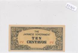Billets -B2889 -Philippines -RARE 10 Centavos Japanese  Government (type, Nature, Valeur, état... Voir  Double Scans) - Philippinen