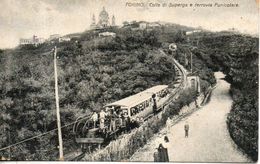 Italie. Torino. Colle Di Superga E Ferrovia Funicolare. Pliure - Transport
