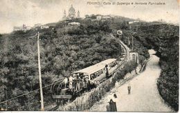 Italie. Torino. Colle Di Superga E Ferrovia Funicolare. Pliure - Transportes