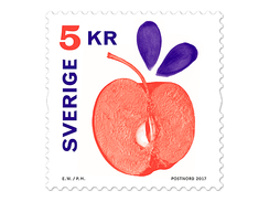 Zweden  2017    Appel    Apple   Rolzegel Coilstamp       Postfris/mnh - Nuevos