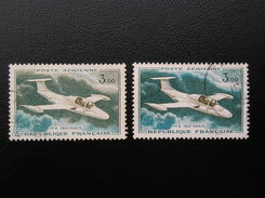 39-39a  Variété De Couleurs - Used Stamps