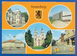 Deutschland; Sonneberg; Multibildkarte Mit Fussgängerzone - Sonneberg