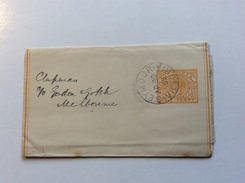 Victoria Postal Stationery Wrapper Cds SEYMOUR 1893 > Melbourne (Australia Cover Lettre Australie Entier - Briefe U. Dokumente