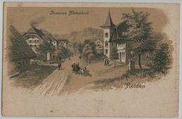 Reiden - Aeusseres Mitteldorf - Litho L. Meyer Versandhaus - Reiden