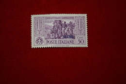 EGEO  PATMO - GARIBALDI  - 50 C   - 1932. -   LINGUELLATO - Egée (Patmo)