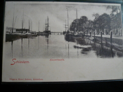 Schiedam  Havenhoofd Fine 1909 To Italy - Schiedam