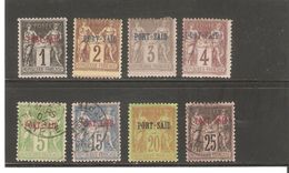 PORT SAID   LOT NEUF * ET OBLITERE DU N°1 A N° 11   DE1899 - Unused Stamps