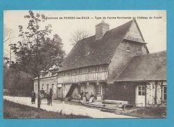 CPA Type De Ferme Normande Au Château Du Fossé Environs De FORGES-LES-EAUX 76 - Forges Les Eaux