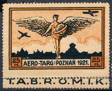 Stamp  POLAND POZNAN 1921 AIR MAIL - Ungebraucht