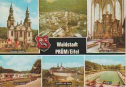 (DE1717)  PRUM . CAMPINGPLATZ, WALDBAD, BASILIKA - Pruem