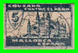 ESPAÑA  MALLORCA  SELLO VIÑETA CRUZADA CONTRA EL FRIO ** 5 CTS - Kriegssteuermarken