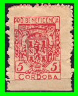 SELLO ** PRO BENEFICENCIA CORDOBA ** 5 CTS - Impots De Guerre