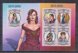 BURUNDI 2013 - Cinéma, Greta Garbo - Feuillet 4 Val + BF Neufs // Mnh // CV 36.00 Euros - Unused Stamps