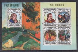 BURUNDI 2013 - Arts, Tableaux, Œuvres De Paul Gauguin - Feuillet 4 Val + BF Neufs // Mnh // CV 36.00 Euros - Neufs