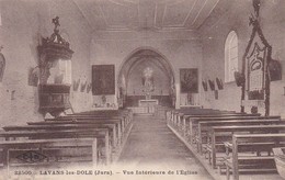 CPA Lavans-lès-Dole - Vue Intérieur De L'Église (31920) - Dole