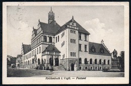 A9821 - Reichenbach - Postamt Post - Curt Engel - Gel 1935 - Reichenbach I. Vogtl.