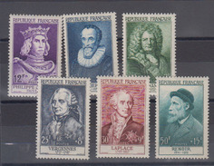 1955                N . 1027 / 1032       COTE   90 .00   EUROS - Unused Stamps