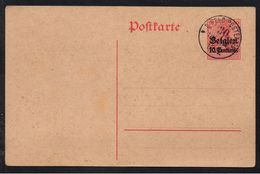 K. D. FELDPOSTEXPED / 1912 OBLITERATION SUR ENTIER POSTAL SURCHARGE (ref LE1867) - German Occupation