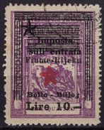 1945 - Istria Istra / Rijeka Fiume CROATIA - Yugoslavia Italy Occupation - Revenue Tax Stamp - Overprint - Occup. Iugoslava: Istria