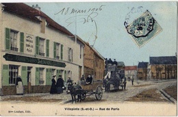 Villepinte Seine St Denis Omnibus Cheval Diligence Chemins Fer Maison Lenfant Voiture Ane 1906 état Superbe TOP +++ - Villepinte