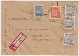 SBZ, 1946, Portogerechter Reko-Bf.  , #8792 - Storia Postale