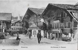SAANEN / GESSENAY → Belebte Dorfstrasse Anno 1906  ►RRR◄ - Gessenay