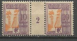 GUADELOUPE TAXE MILLESIME 2  N° 28 GOM COLONIALE NEUF**  SANS CHARNIERE / MNH - Portomarken