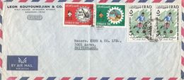 Iraq 1966 Baghdad 3rd Arab Football Cup ILO Labour Day Censored Cover - AFC Asian Cup